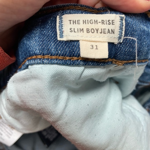 | Madewell | The High Rise Slim BoyJean. Size 31. - Picture 8 of 11